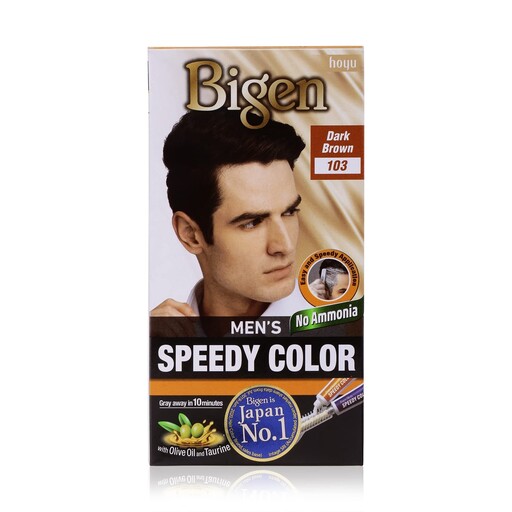 کیت رنگ مو بیگن سری speedy colour مدلdark brown شماره