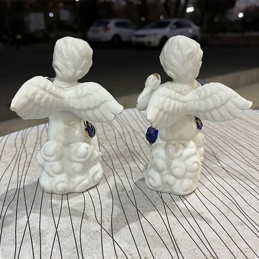 کادو روز مادر مجسمه فرشته نوازنده مجموعه دو عددی