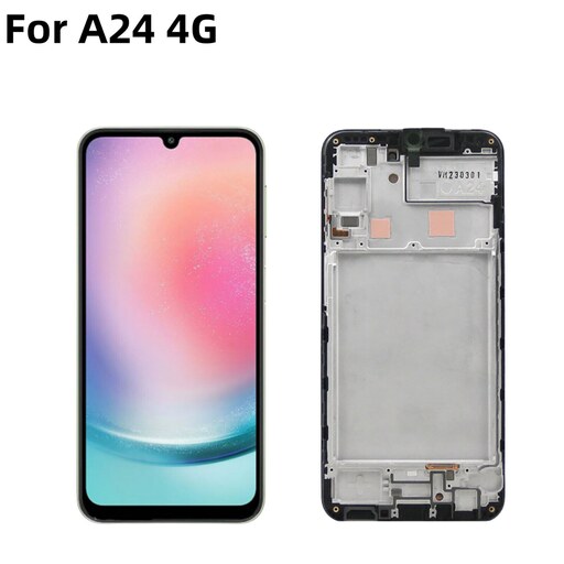 تاچ ال سی دی اصلی با فریم سامسونگ  Samsung A24-A245 Service pack