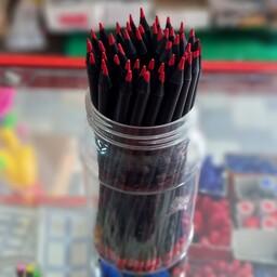 مداد قرمز زغالی اعلاء بسته 12 عددی