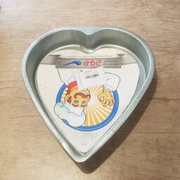 قالب موج طرح قلب،قطر 30 در 25،ارتفاع6 ونیم،جنس فولاد مقاوم،قالبی برای درست کردن کیک با طرح قلب