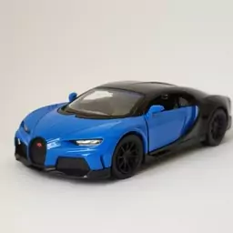 ماکت ماشین بوگاتی شیرون کینزمارت رنگ آبی Bugatti Chiron kinsmart فلزی