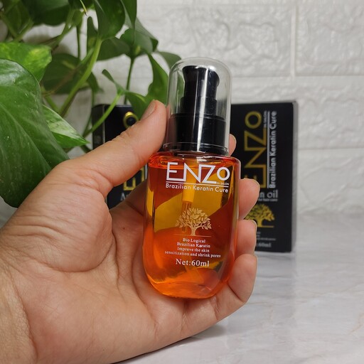 روغن آرگان 60ml مخصوص تقویت مو مارک انزو enzo