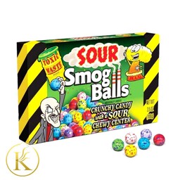 آبنبات ترش تاکسیک ویست مدل اسماگ بالز (85 گرم) smog balls toxic waste

