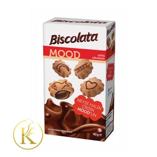 بیسکوییت مغزدار شکلاتی بیسکولاتا پاکتی (40 گرم) biscolata

