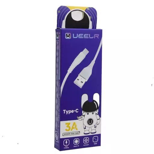 کابل شارژر تایپ سی تبدیل usb به usbc فست شارژ  تقویت شده و قابلیت انتقال دیتا