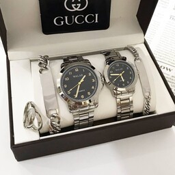 ست ساعت زنانه و مردانه  همراه دستبند و حلقه  ساعت مارک WALAR کد L53011