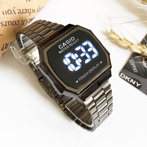 ساعت زنانه استیل لمسی موتور تایوان مارک CASIO کد1670988