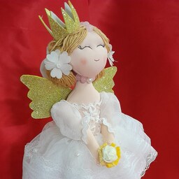 عروسک تیلدا فرشته دستساز همراه استند