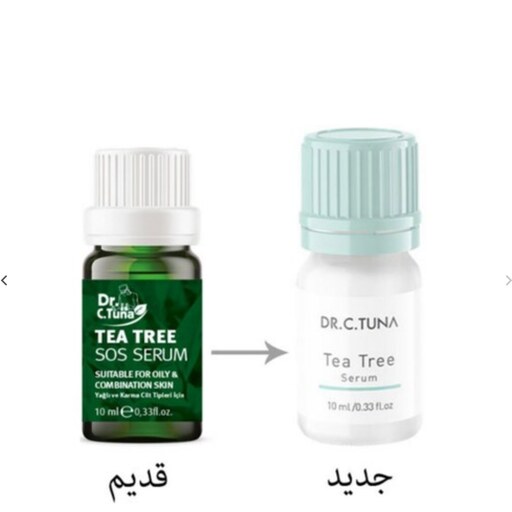 سرم ضد جوش درخت چای دکتر سی تونا فارماسی تی تری اس او اس dr.c.tuna sos tea tree حجم 10ml