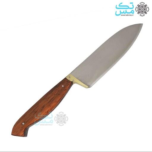 چاقوی آشپزخانه 23 سانتی دسته پادوک آفریقایی