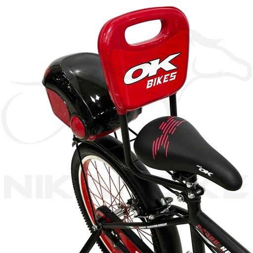 دوچرخه بچگانه اوکی سایز 20 مدل PRADO - HR 141 مشکی-قرمز.کد 1018023