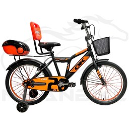 دوچرخه بچگانه اوکی سایز 20 مدل PRADO - HR 141 مشکی-نارنجی.کد 1018023