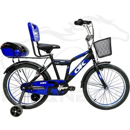 دوچرخه بچگانه اوکی سایز 20 مدل PRADO - HR 141 مشکی-آبی.کد 1018023