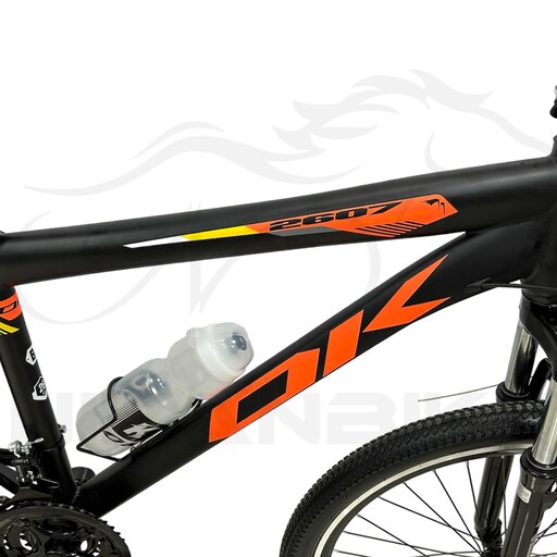 دوچرخه کوهستان اوکی سایز 26 مدل آهنی ویبریک (21 دنده) نارنجی.کد 1018019