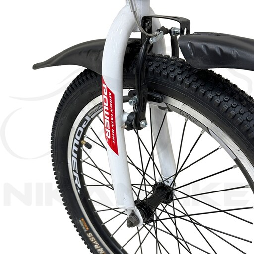 دوچرخه کوهستان پاور سایز 20 مدل آهنی SPORT 2005 AT ویبریک (21 دنده)سفید-قرمز.کد 1016005