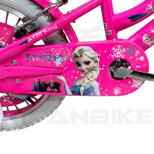 دوچرخه بچگانه کینگ سایز 16 مدل FROZEN صورتی.کد 1036004