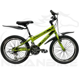 دوچرخه پاور سایز 20 مدل آهنی SPORT 2005 AT ویبریک (21 دنده)سبز کم رنگ-مشکی.کد 1016005