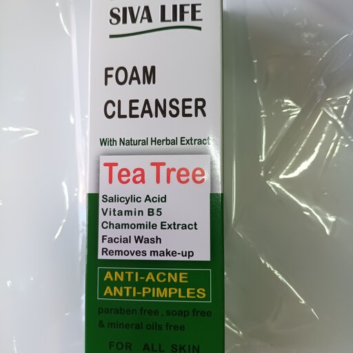 فوم شستشوی صورت روغن درخت چای سیوا لایف کیمیا