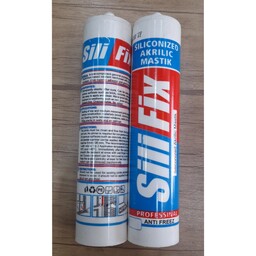 ماستیک سیلیکونی اکریلیک SiliFix .  Siliconized Akrilic Mastic