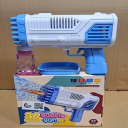 تفنگ حباب ساز طرح تفنگ رگبار مدل BUBBLE GUN کد 456