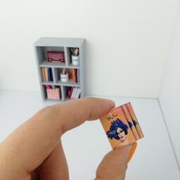 کتاب مینیاتوری سال بلوا با جلد گلاسه - مناسب برای ماکت سازی، خانه عروسکی و کتابخانه مینیاتوری