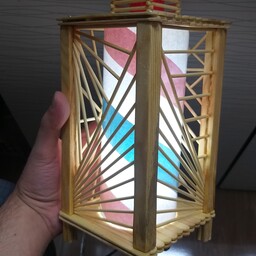 چراغ 3بعدی زینتی دستساز طرح فانوس