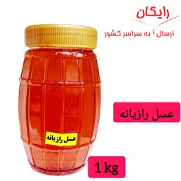 عسل طبیعی رازیانه کاملا خالص و ارگانیک وزن (یک کیلو گرم)