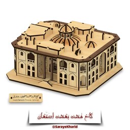 پازل سه بعدی چوبی کاخ هشت بهشت اصفهان (آثار باستانی اصفهان)