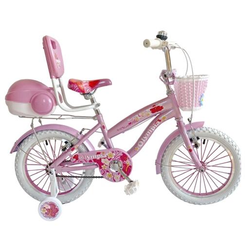 دوچرخه دخترانه المپیا سایز 16 باکس و سبد دار
