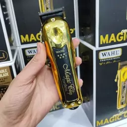 اشین اصلاح شارژی وال مجیک کلیپ گلد سفارش اروپا و آمریکا Wahl Gold Magic Clip روی تیغه وال و USA حک شده