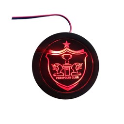 سردنده چراغدار  مدل پرچم باشگاه پرسپولیس با نور قرمز مناسب برای پراید و تیبا و ..با ارسال رایگان