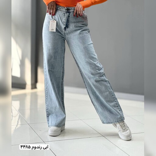 شلوار جین بگ سایز بزرگ شلوار جین زنانه بگ پشت کش سایز 42 تا 52 ارسال رایگان