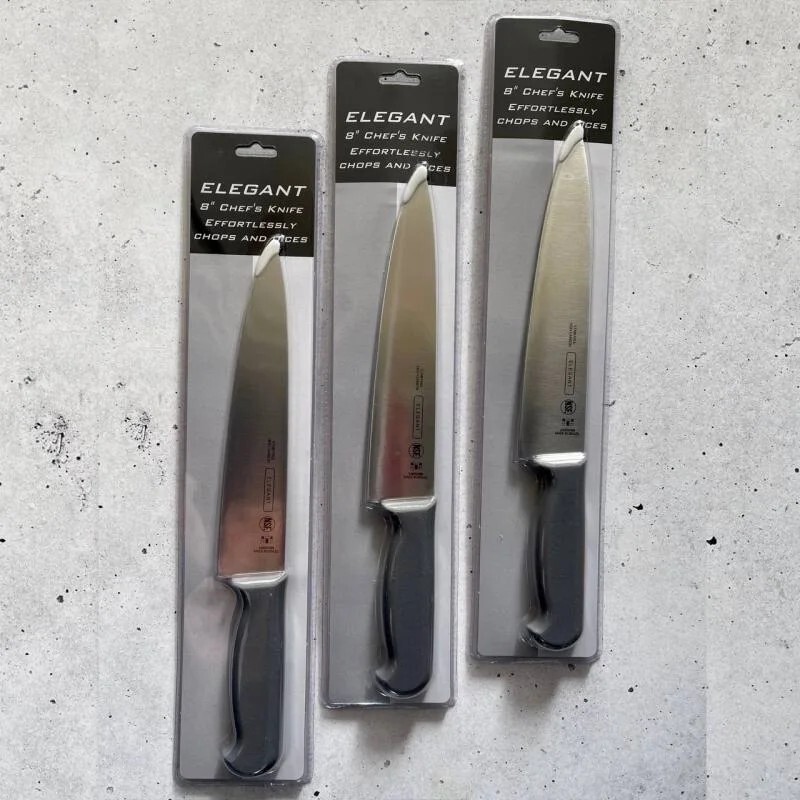 چاقو 5 کربنه فوق حرفه ای مخصوص سرآشپز ( تیغه برزیلی )  8 اینچی