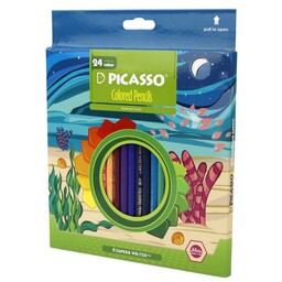 مداد رنگی 24 رنگ پیکاسو Picasso Superb Writer