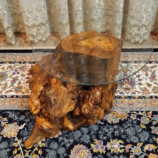 میز عسلی چوب  زیتون -مدل A