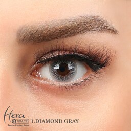 لنز رنگی هرا گریس کد 01 رنگ Diamond Gray (طوسی دورمحو)