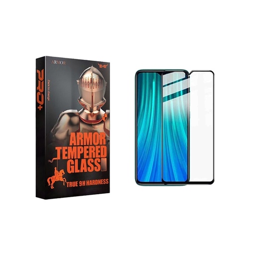 گلس فول شیشه ای شیائومی Redmi Note8pro و Redmi9 برند آرمور Armor