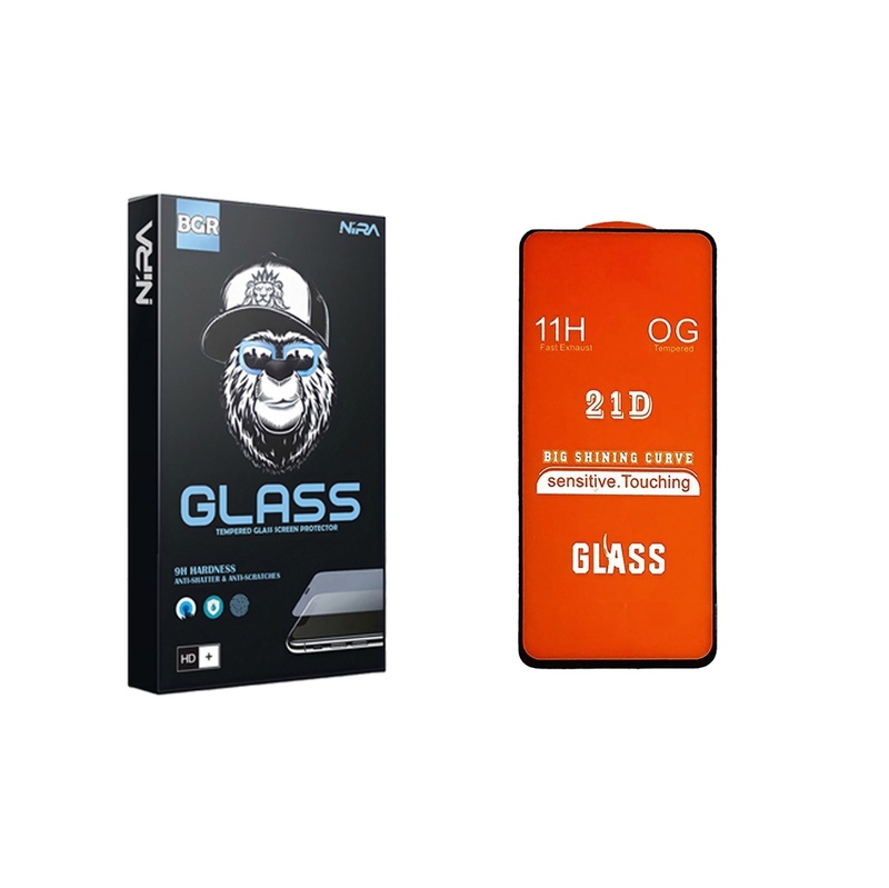 گلس فول شیشه ای سامسونگ A51 و شیائومی Redmi Note10 5G برند نیرا NIRA