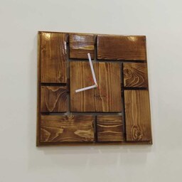 ساعت دیواری چوبی مدل نیکا