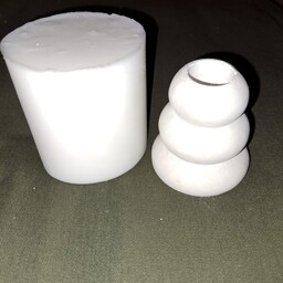 قالب سیلیکونی جا شمعی مخصوص سنگ مصنوعی،  شمع و رزین
