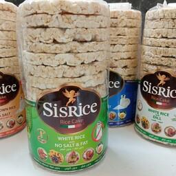 سیس رایس کیک برنجی رژیمی بدون نمک