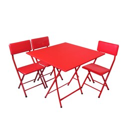 میز  و صندلی تحریر میزیمو مدل  3نفره    کد 9451 (مدل پایه رنگی)