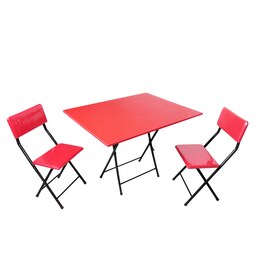 میز ناهار خوری و صندلی میزیمو مدل تاشو کد 1821 
