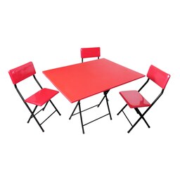 میز ناهار خوری و صندلی میزیمو مدل 3 نفره کد 1731