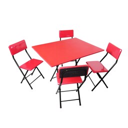 میز ناهار خوری و صندلی میزیمو مدل 4 نفره کد 1741