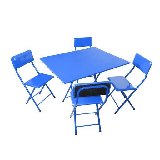 میز ناهار خوری و صندلی میزیمو مدل 4 نفره کد 1891  (مدل پایه رنگی)