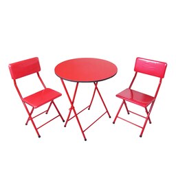 میز و صندلی ناهار خوری میزیمو مدل تاشو کد 5851 (مدل پایه رنگی)
