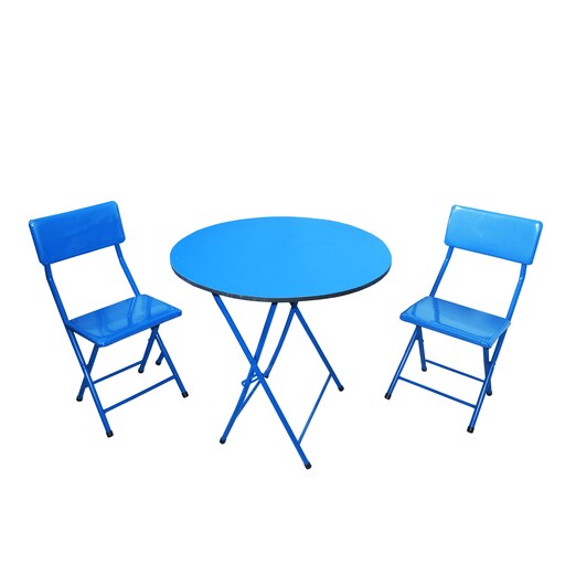 میز و صندلی غذاخوری میزیمو مدل تاشو کد 6151 (مدل پایه رنگی)