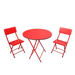 میز و صندلی ناهار خوری میزیمو مدل تاشو کد 5651 (مدل پایه رنگی)